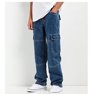Empyre Light Blue Denim Cargo Pants